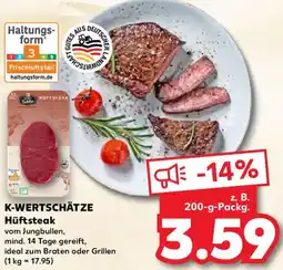 Kaufland K-WERTSCHÄTZE Hüftsteak Angebot