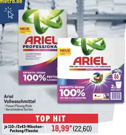 METRO Ariel Vollwaschmittel Angebot