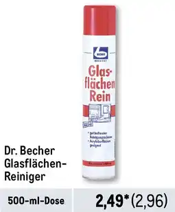 METRO Dr. Becher Glasflächen- Reiniger Angebot