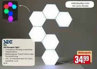 REWE Seg led hexagon light Angebot