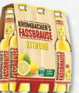 trinkgut Krombacher Fassbrause Zitrone Angebot