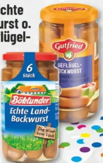 trinkgut Böklunder Echte Land-Bockwurst Angebot