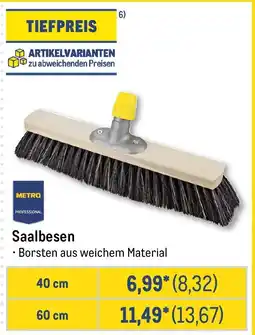 METRO METRO PROFESSIONAL Saalbesen Angebot