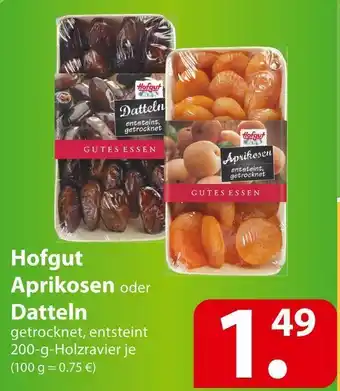 Famila Nord Ost Hofgut aprikosen oder datteln Angebot