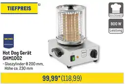 METRO METRO PROFESSIONAL Hot Dog Gerät GHM1002 Angebot