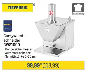 METRO METRO PROFESSIONAL Currywurst- schneider GWS1000 Angebot