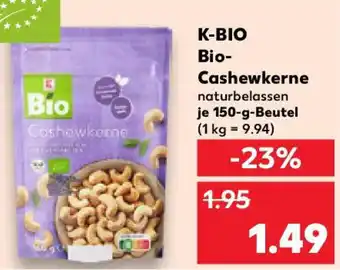 Kaufland K-BIO Bio-Cashewkerne Angebot