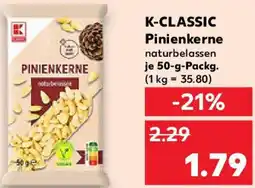 Kaufland K-CLASSIC Pinienkerne Angebot