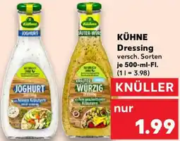 Kaufland KÜHNE Dressing Angebot