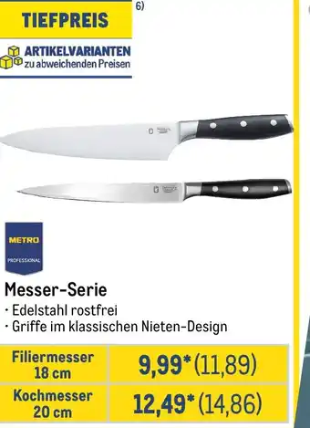 METRO METRO PROFESSIONAL Messer-Serie Angebot