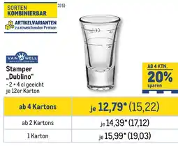 METRO VAN WELL Stamper „Dublino“ Angebot