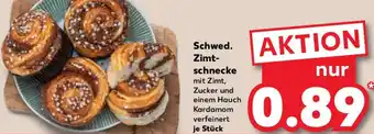 Kaufland Schwed. Zimtschnecke Angebot