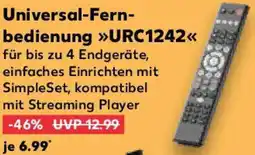 Kaufland Universal-Fernbedienung URC1242 Angebot