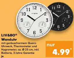 Kaufland LIV&BO Wanduhr Angebot