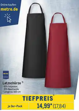 METRO METRO PROFESSIONAL Latzschürze Angebot