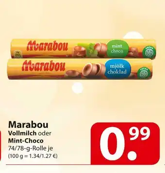 Famila Nord Ost Marabou vollmilch oder mint-choco Angebot