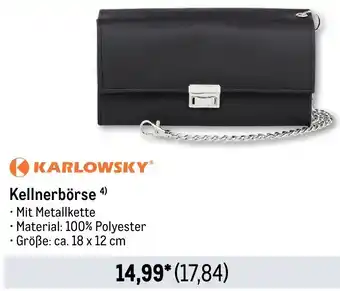 METRO KARLOWSKY Kellnerbörse Angebot