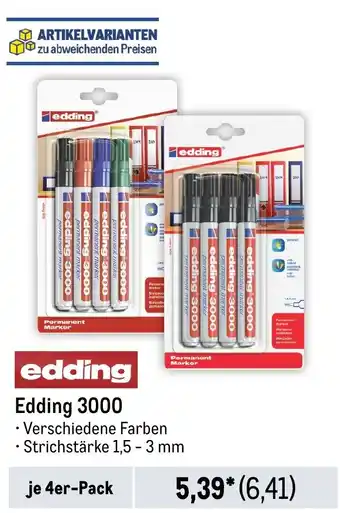 METRO edding edding 3000 Angebot