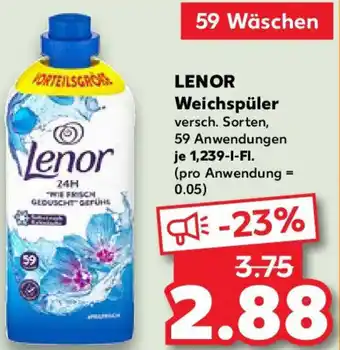 Kaufland LENOR Weichspüler Angebot