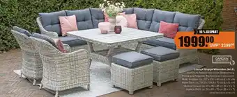 V Baumarkt GARDEN IMPRESSIONS Lounge Gruppe Milwaukee Set XL Angebot