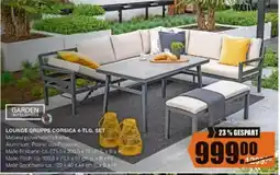 V Baumarkt GARDEN IMPRESSIONS LOUNGE GRUPPE CORSICA 4-TLG. SET Angebot