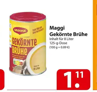 Famila Nord Ost Maggi gekörnte brühe Angebot