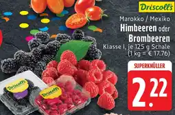 Edeka Driscoll's Himbeeren oder Brombeeren Angebot