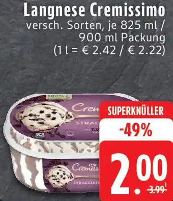 Edeka Langnese Cremissimo Angebot