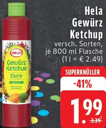 Edeka Hela Gewürz Ketchup Angebot