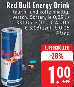 Edeka Red Bull Energy Drink Angebot