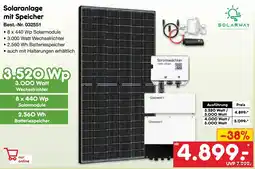 Netto Marken-Discount SOLARWAY Solaranlage mit Speicher Angebot