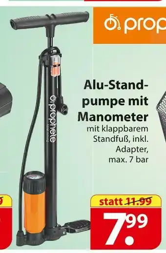 Famila Nord Ost Prophete alu-standpumpe mit manometer Angebot