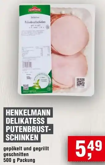 Handelshof Henkelmann delikatess putenbrustschinken Angebot