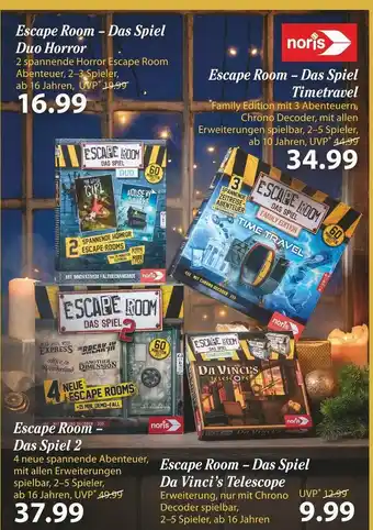 Famila Nord Ost Noris escape room gesellschaftsspie Angebot