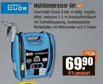 V Baumarkt Güde Multikompressor-Set Angebot