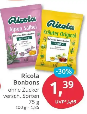 Budni Ricola bonbons Angebot