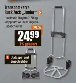 V Baumarkt Transportkarre Ruck Zuck ,,Junior" Angebot