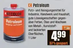 V Baumarkt RECOLOR Petroleum Angebot