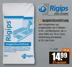 V Baumarkt Rigips Ausgleichsschüttung Angebot