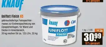 V Baumarkt KNAUF Uniflott Finish Angebot