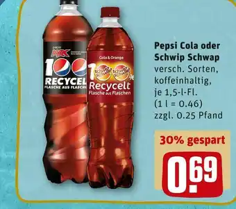 REWE Pepsi cola oder schwip schwap Angebot