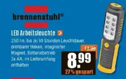 V Baumarkt brennenstuhl LED Arbeitsleuchte Angebot