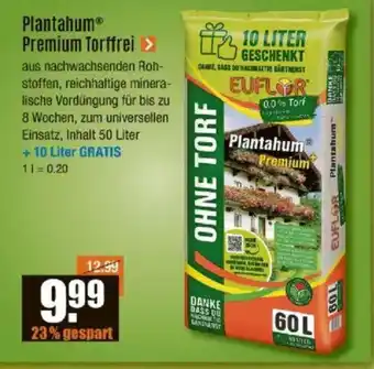 V Baumarkt EUFLOR Plantahum Premium Torffrei Angebot