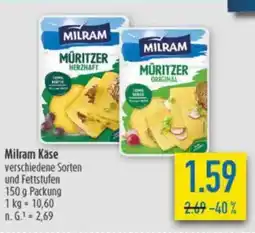 diska Milram Käse Angebot