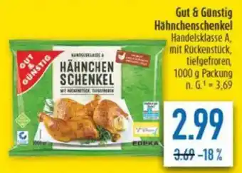 diska Gut & Günstig Hähnchenschenkel Angebot