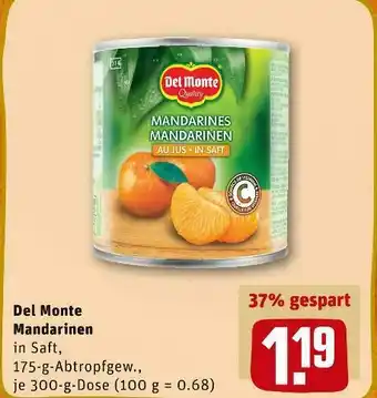 REWE Del monte mandarinen Angebot