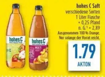 diska hohes C Saft Angebot