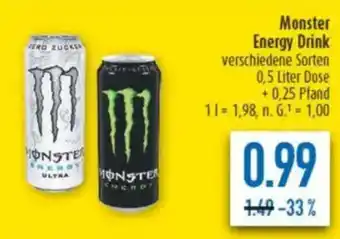 diska Monster Energy Drink Angebot