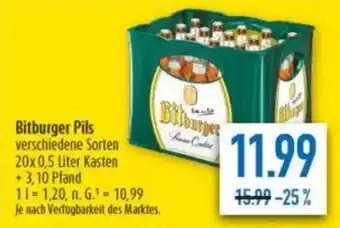 diska Bitburger Pils Angebot