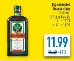 diska Jägermeister Kräuterlikör Angebot